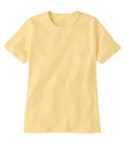 Online L.L.Bean "Women's Pima Cotton Tee, Short-Sleeve Crewneck"