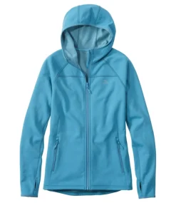 Online L.L.Bean "Women's PrimaLoft ThermaStretch Fleece Jacket, Hooded Full-Zip"