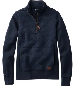 Online L.L.Bean "Women's Quilted Quarter-Zip Pullover"