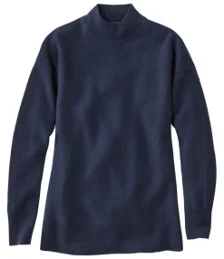 Outlet L.L.Bean "Women's Respun Cashmere Sweater, Mockneck"