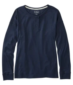 Cheap L.L.Bean "Women's Restorative Sleepwear, Long-Sleeve Henley"