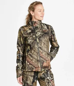 Flash Sale L.L.Bean "Women's Ridge Runner Soft-Shell Jacket, Camo" MossyOakCountryDNA