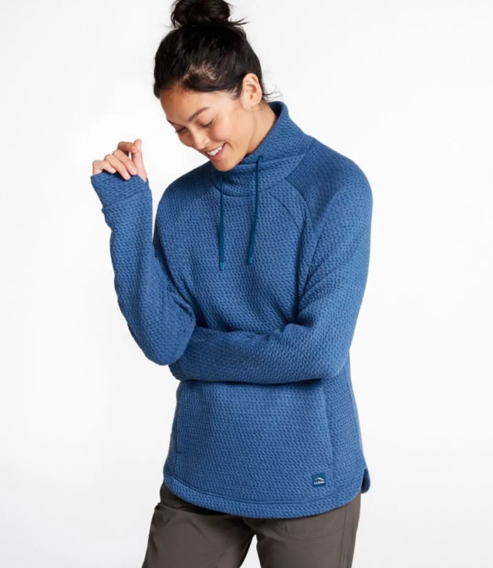 Cheap L.L.Bean "Women's Ridgeknit Crossneck Pullover"