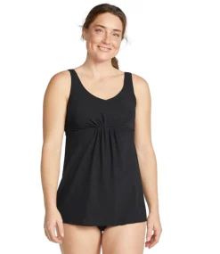 Hot L.L.Bean "Women's Shaping Swimwear, Soft-Drape Tankini Top" Black