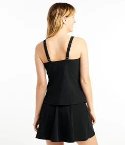 Fashion L.L.Bean "Women's Shaping Swimwear, Tankini Top" Black