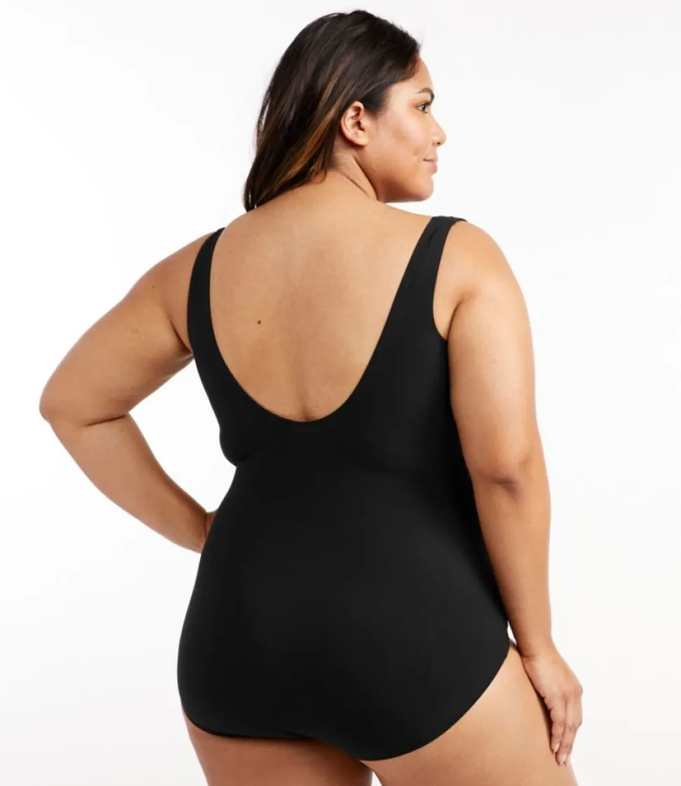 Cheap L.L.Bean "Women's Shaping Swimwear, Tanksuit" Black
