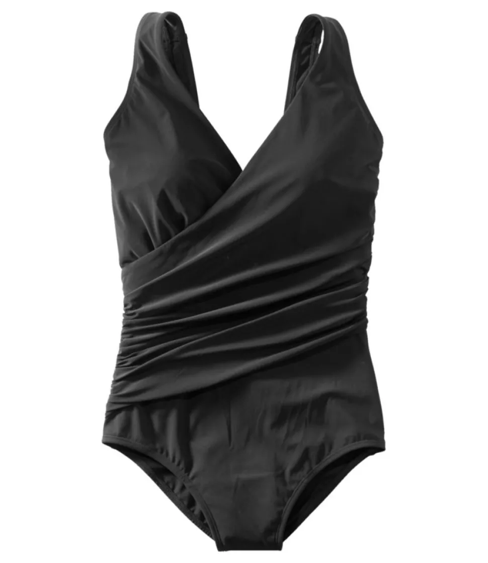 Cheap L.L.Bean "Women's Shaping Swimwear, Tanksuit" Black