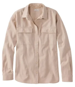 Best L.L.Bean "Women's Signature Camp Flannel Shirt, Heather" OatmealHeather