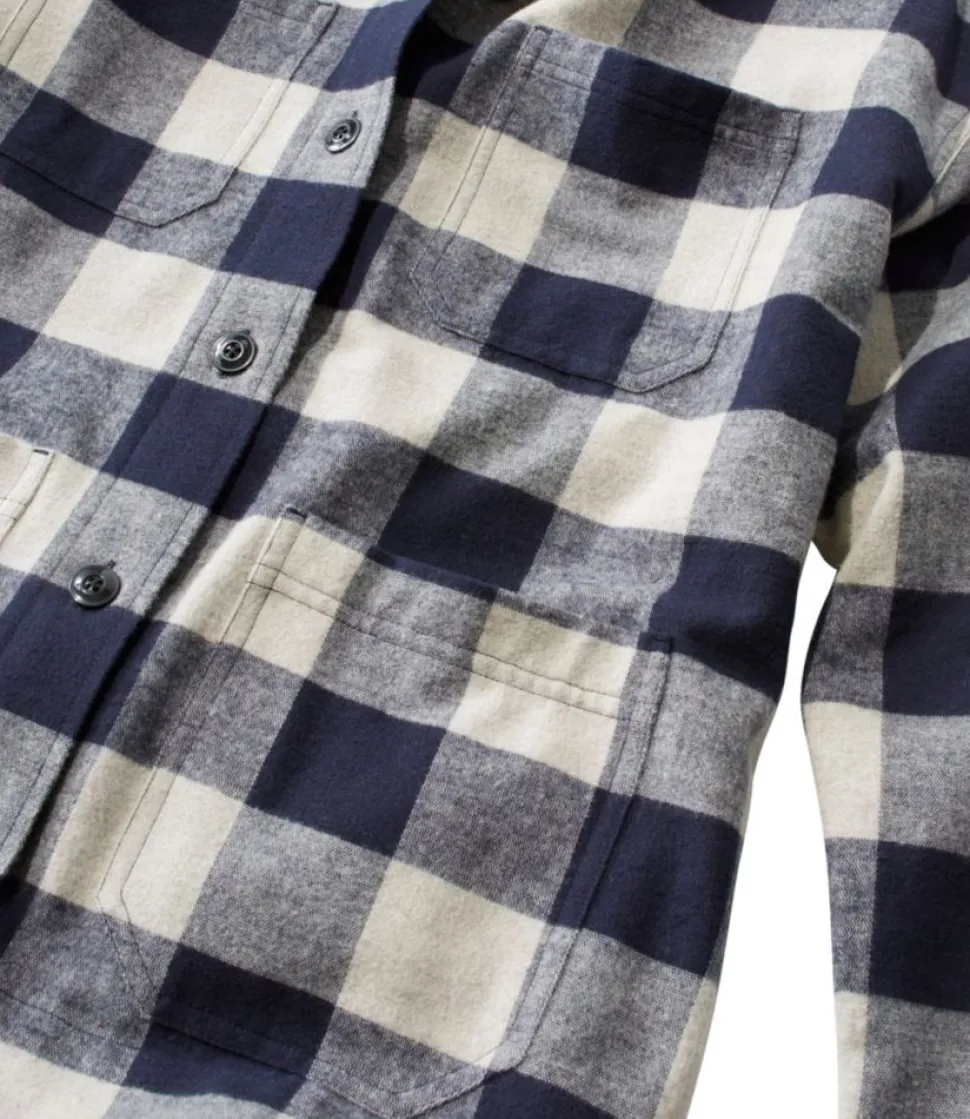 Outlet L.L.Bean "Women's Signature Chamois Shirt-Jacket, Pattern"