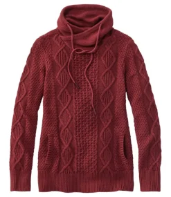 Cheap L.L.Bean "Women's Signature Cotton Funnelneck Sweater"