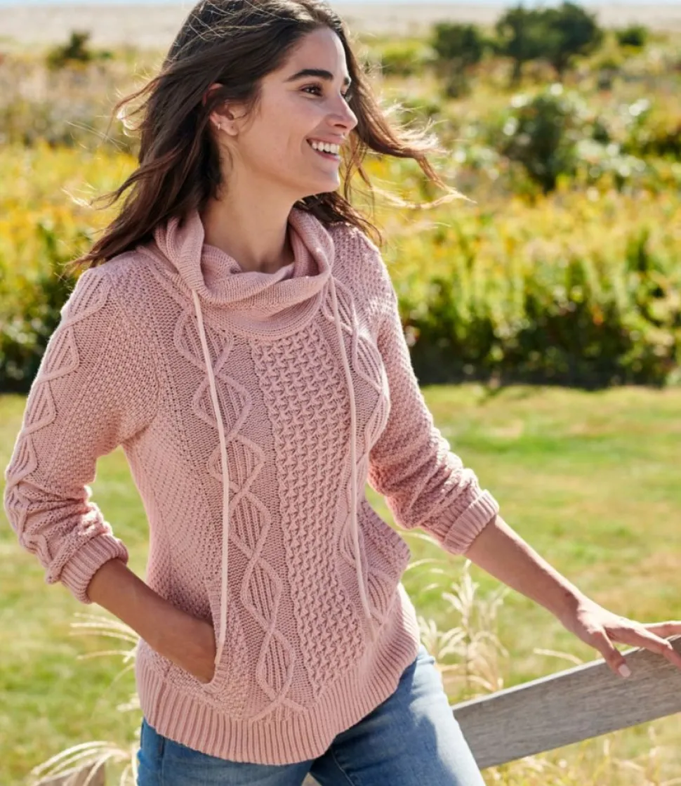 Cheap L.L.Bean "Women's Signature Cotton Funnelneck Sweater"