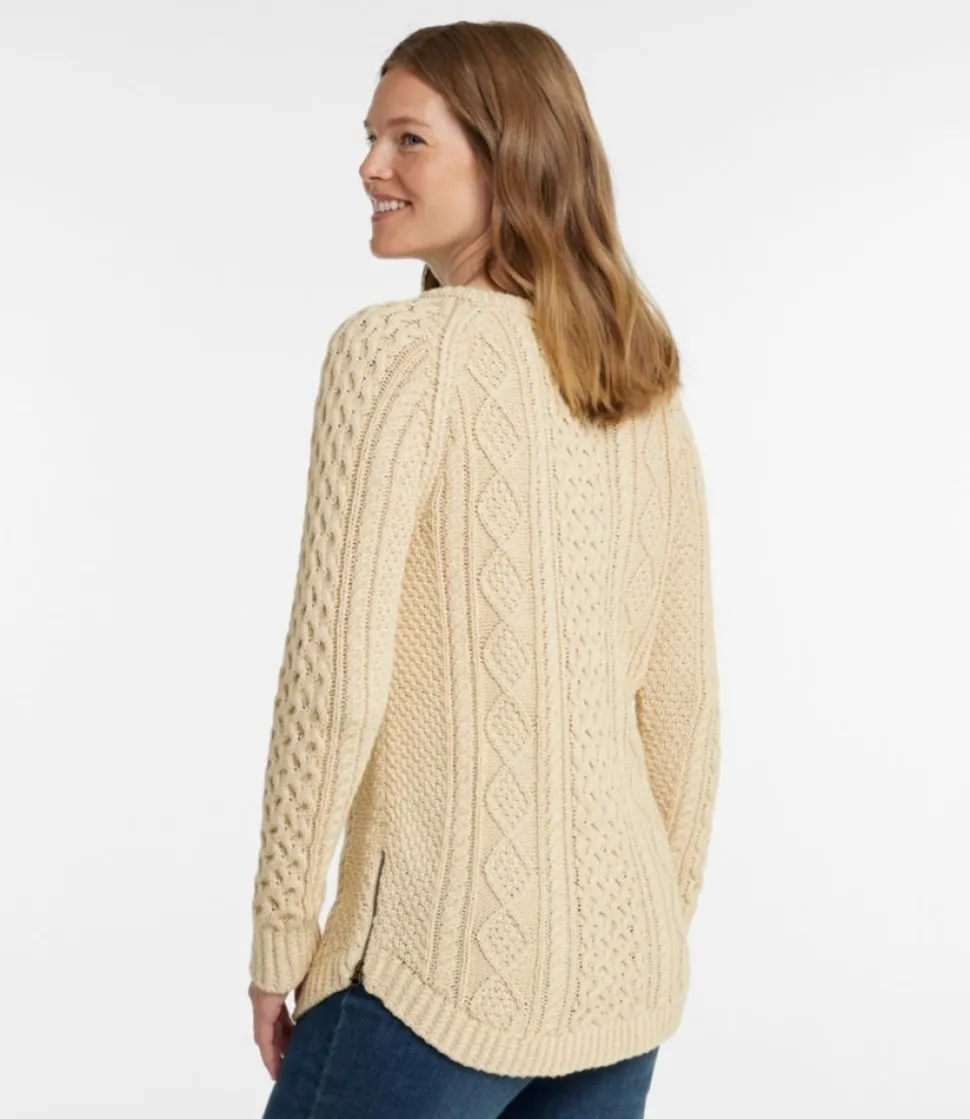 Shop L.L.Bean "Women's Signature Cotton Fisherman Tunic Sweater"
