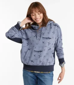 Sale L.L.Bean "Women's Signature Heritage Hooded Sweatshirt, Pattern"