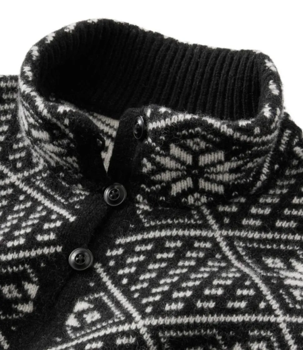 Hot L.L.Bean "Women's Signature Kingfield Merino Wool Sweater, Fair Isle"
