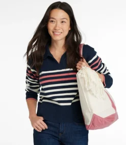 Fashion L.L.Bean "Women's Signature Original Cotton Sweater, Polo"