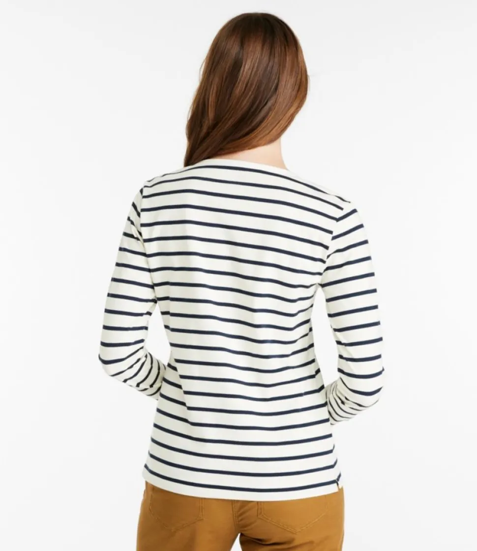 Flash Sale L.L.Bean "Women's Signature Rangeley Cotton Tee, Henley"