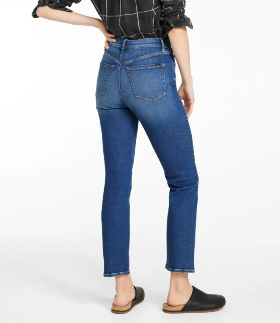 Online L.L.Bean "Women's Signature Super Stretch Jeans, High-Rise Skinny-Leg"