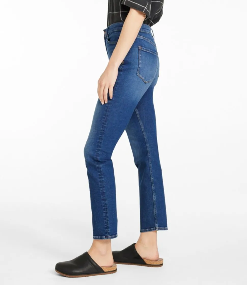 Online L.L.Bean "Women's Signature Super Stretch Jeans, High-Rise Skinny-Leg"
