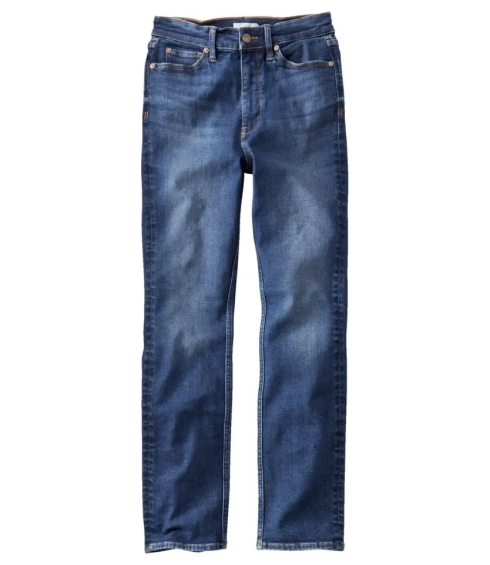 Online L.L.Bean "Women's Signature Super Stretch Jeans, High-Rise Skinny-Leg"