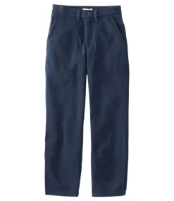 New L.L.Bean "Women's Signature Washed Cotton Barrel Pants, High-Rise Tapered Leg"