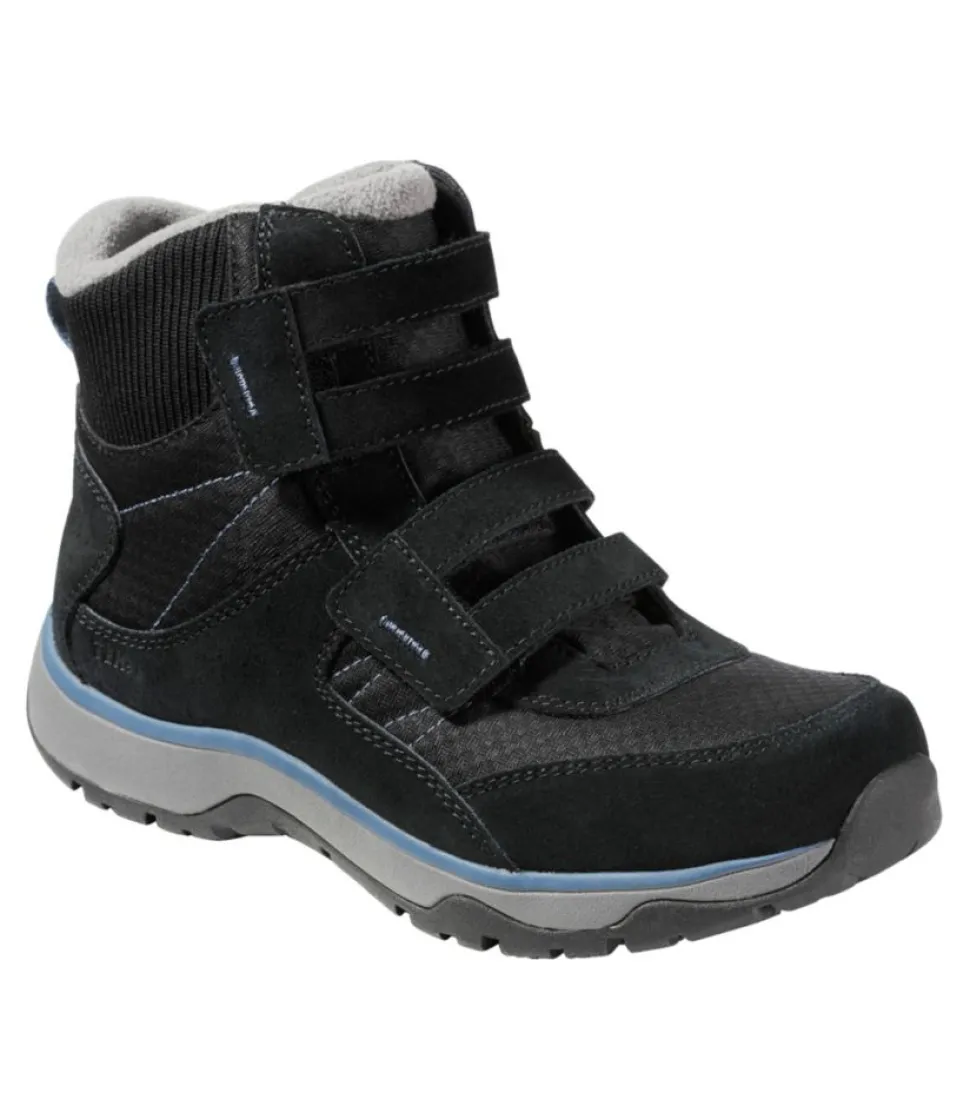 Online L.L.Bean "Women's Snow Sneaker 5 Boots, Hook-and-Loop" Black/Slate
