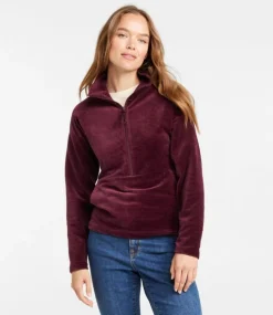 Best Sale L.L.Bean "Women's Soft Stretch Corduroy Pullover, Half-Zip"