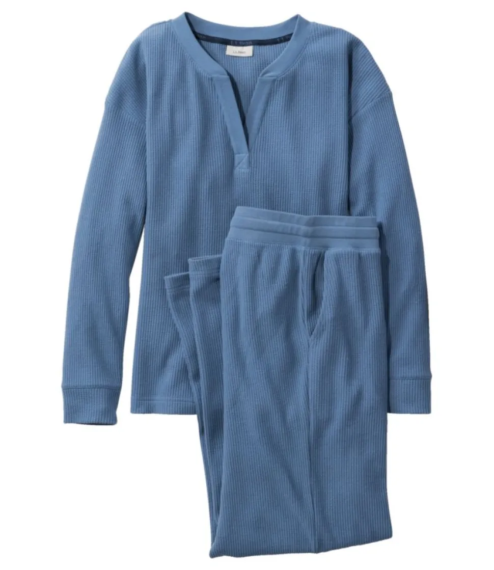 Cheap L.L.Bean "Women's Soft Waffle Sleep Set"
