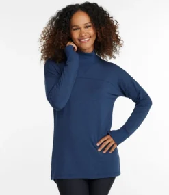 Best L.L.Bean "Women's SoftFlex Mockneck Pullover"