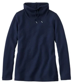 Online L.L.Bean "Women's SoftLight Quilted Top, Funnelneck Pullover"