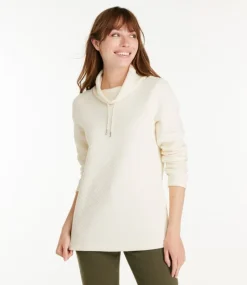 Online L.L.Bean "Women's SoftLight Quilted Top, Funnelneck Pullover"
