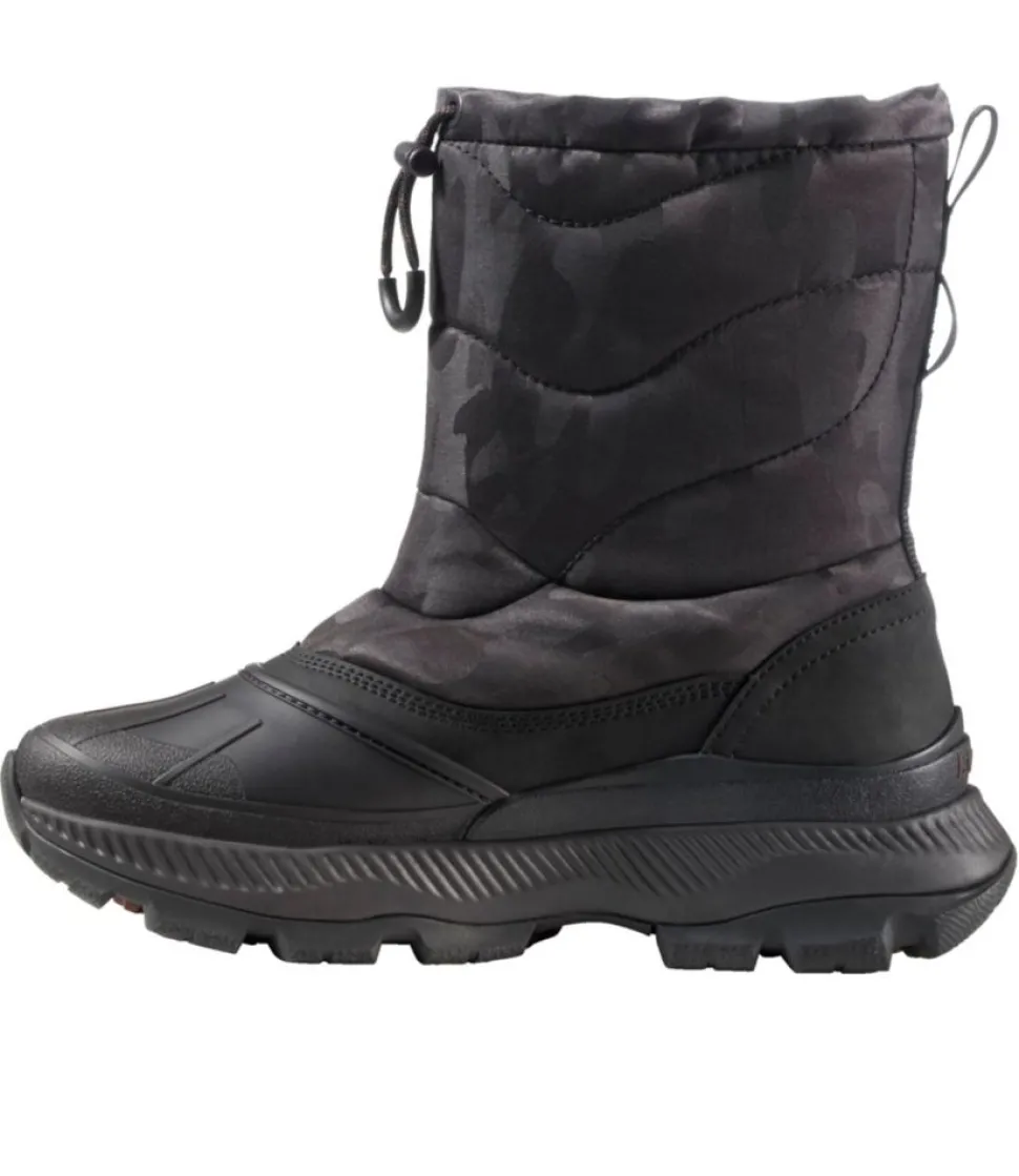 Outlet L.L.Bean "Women's Storm Chaser 6 Quilted Pull-On Boots, Waterproof Insulated" ClassicBlack