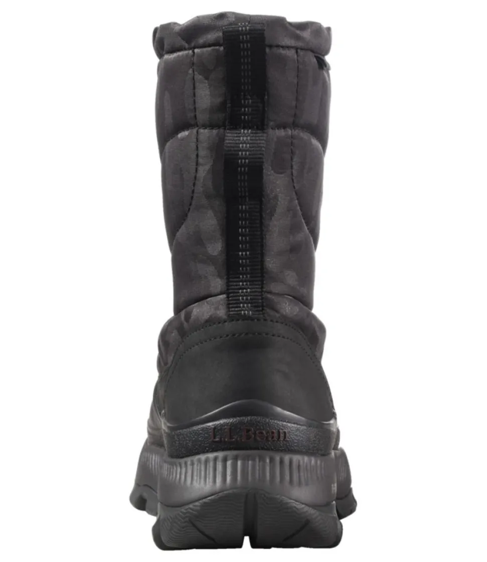 Outlet L.L.Bean "Women's Storm Chaser 6 Quilted Pull-On Boots, Waterproof Insulated" ClassicBlack