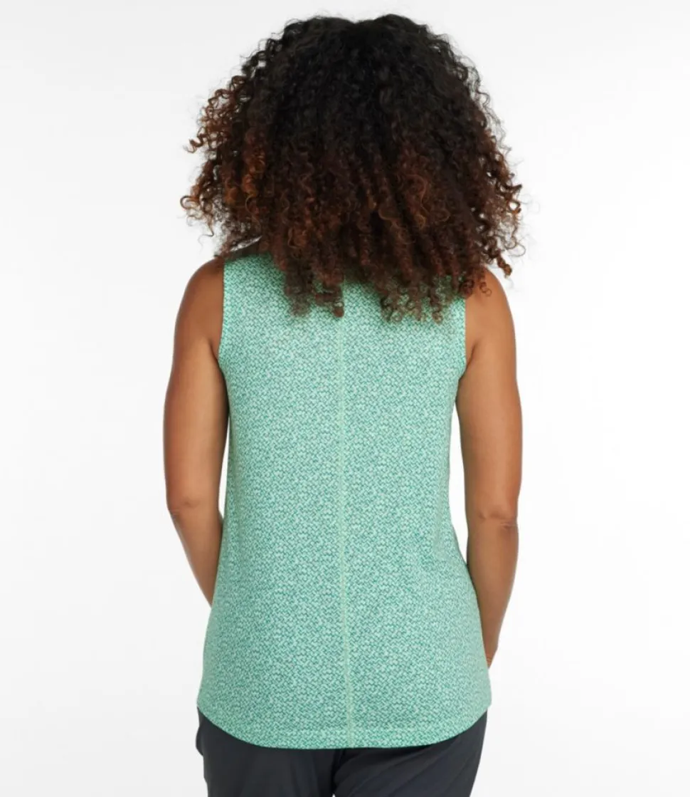 Hot L.L.Bean "Women's Streamside Tank, Splitneck Print"