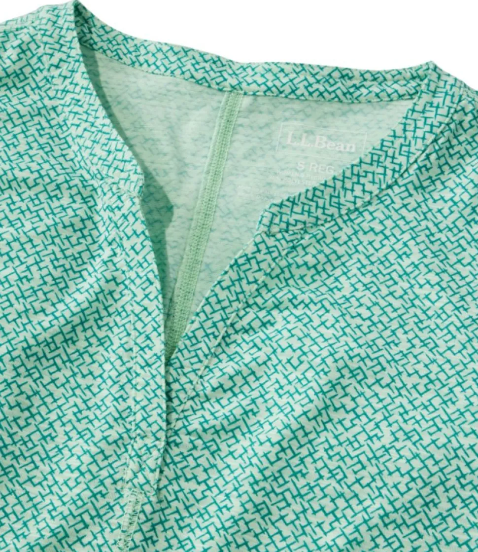 Hot L.L.Bean "Women's Streamside Tank, Splitneck Print"