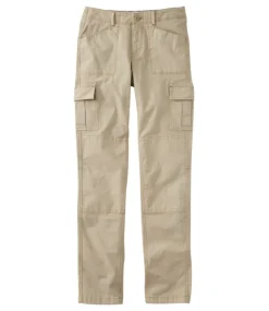Clearance L.L.Bean "Women's Stretch Canvas Cargo Pants, Mid-Rise Straight-Leg"