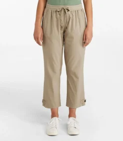 Shop L.L.Bean "Women's Stretch Ripstop Pull-On Capri Pants, Slim-Leg"