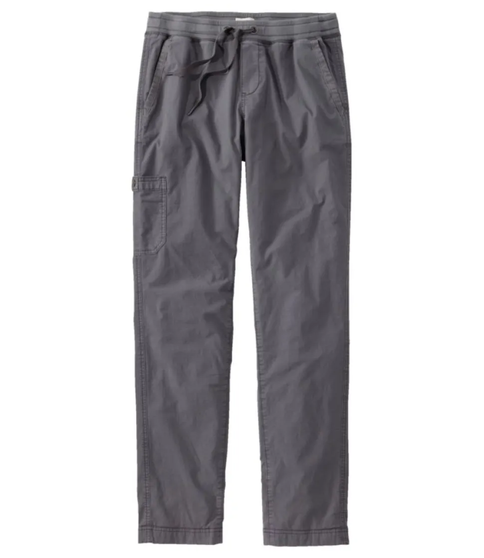 Online L.L.Bean "Women's Stretch Ripstop Pull-On Pants, Slim-Leg Fleece-Lined"