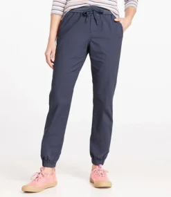 Fashion L.L.Bean "Women's Stretch Ripstop Pull-On Pants, Slim-Leg Jogger"