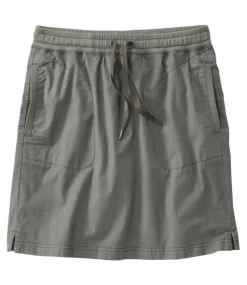 Cheap L.L.Bean "Women's Stretch Ripstop Pull-On Skirt, Mid-Rise"