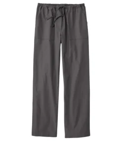 Fashion L.L.Bean "Women's Sunwashed Canvas Pants, High-Rise Straight-Leg"