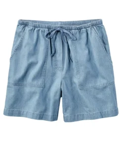 New L.L.Bean "Women's Sunwashed Denim Shorts"