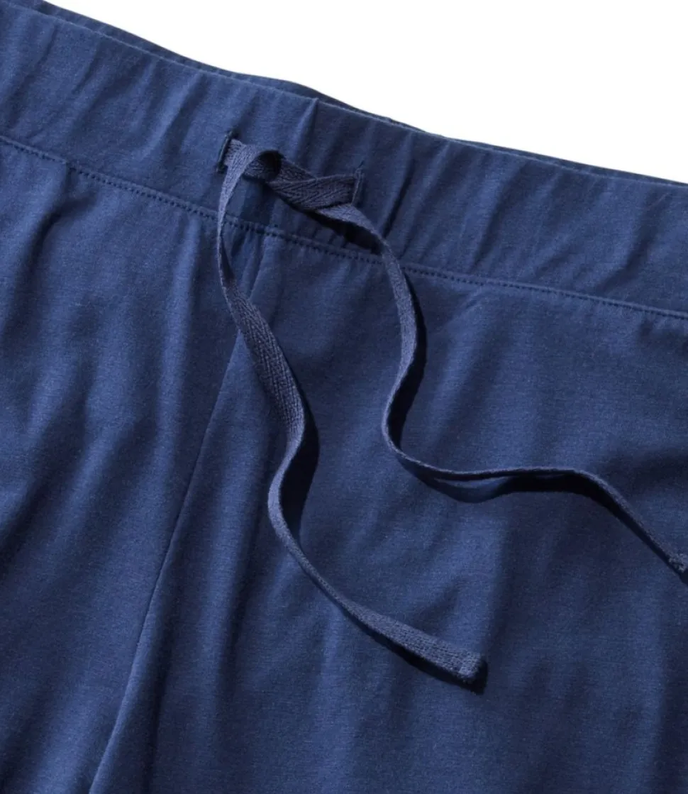New L.L.Bean "Women's Super-Soft Shrink-Free Pajama Set, Button-Front" BrightNavy