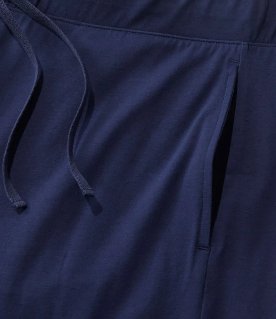 New L.L.Bean "Women's Super-Soft Shrink-Free Pajama Set, Button-Front" BrightNavy
