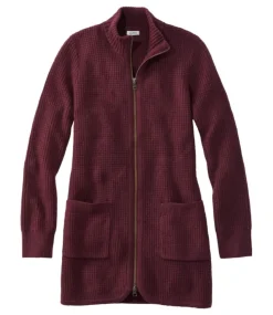 Best Sale L.L.Bean "Women's SuperSoft Waffle Sweater, Coatigan"