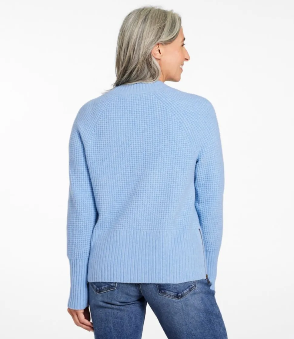 Online L.L.Bean "Women's SuperSoft Waffle Sweater, Crewneck"