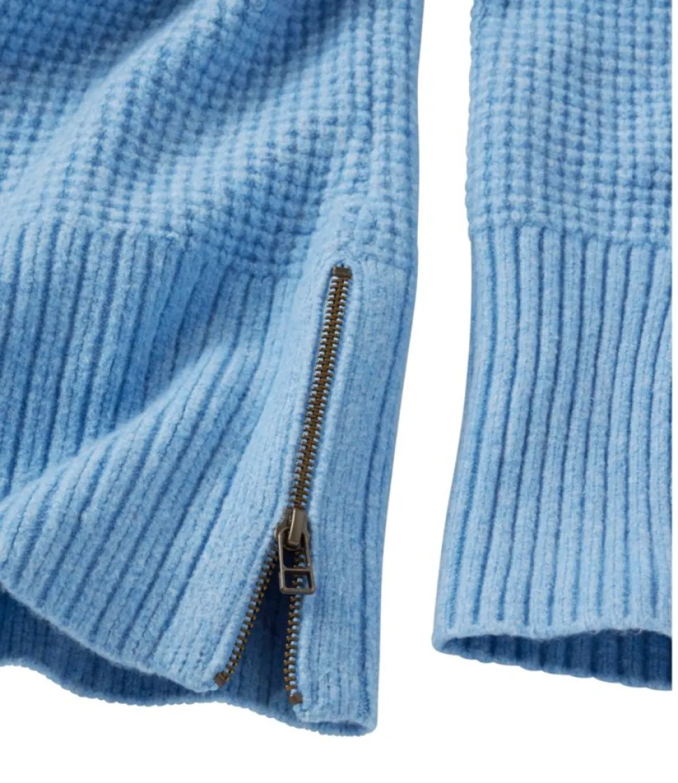 Online L.L.Bean "Women's SuperSoft Waffle Sweater, Crewneck"