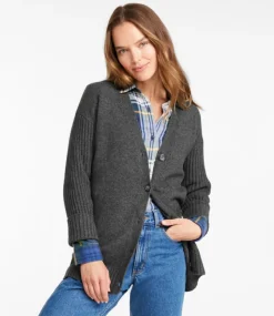 Hot L.L.Bean "Women's The Essential Sweater, Cocoon Cardigan"