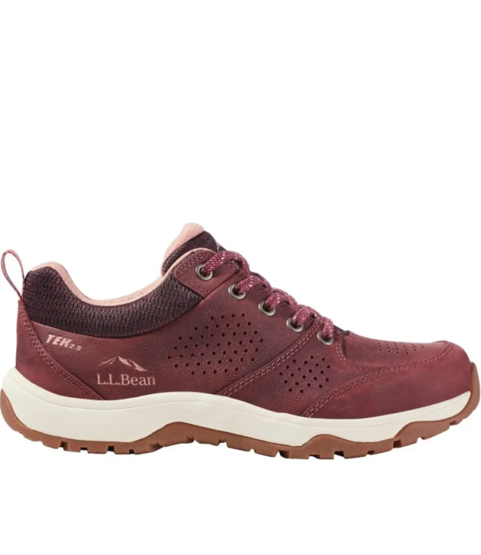 Shop L.L.Bean "Women's Trailduster Hiking Shoes" Burgundy/SoftCayenne