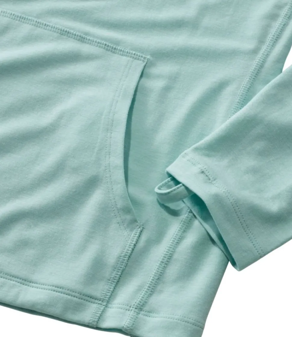 Fashion L.L.Bean "Women's Tropicwear Comfort Crew, Long-Sleeve"
