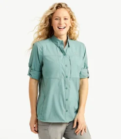 Best Sale L.L.Bean "Women's Tropicwear Pro Stretch Shirt, Long-Sleeve"
